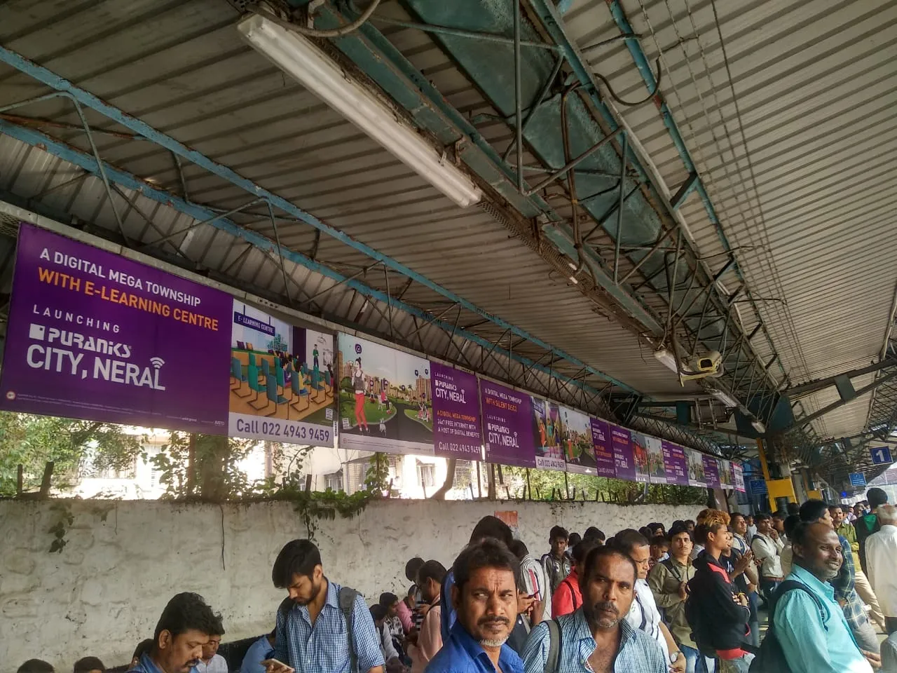 train station advertising